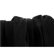 Tissu Coton Lavé Noir