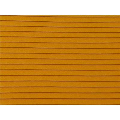 Tissu Crepe Plissé Moutarde Épicé