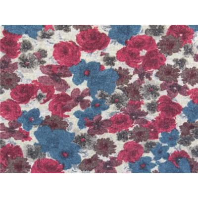 Tissu Jersey Léger Imprimé Fleurs