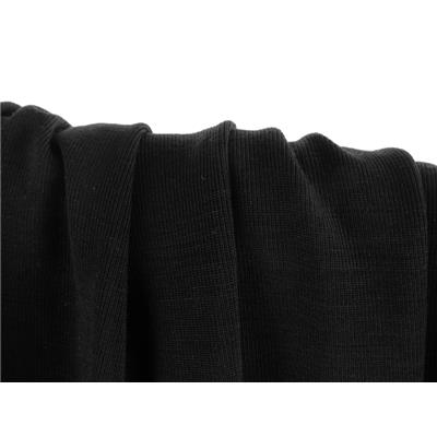 Tissu Maille Jersey Tencel / Elasthanne Noir