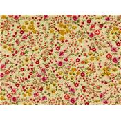 Tissu Maille Milano Fleurettes Beige