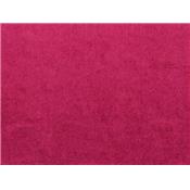 Tissu Maille Velours Lisse Framboise