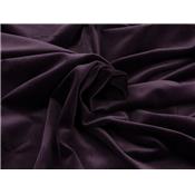 Tissu Velours Milleraies Aubergine