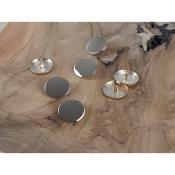Bouton Mtal Rond Dor 23 mm