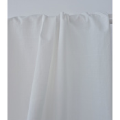 Tissu Popeline Coton BIO / Lyocell Jacquard Lait