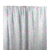 Tissu Popeline Tana Lawn Fleurs Bleu