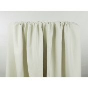Coupon Sergé 100 % Coton Double Face Ecru / Beige 90 cm x 135 cm
