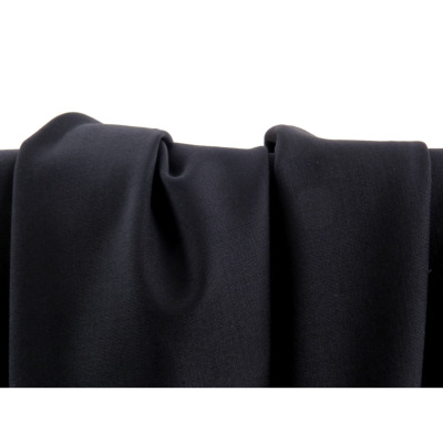 Tissu Lainage Tailleur Mélange Laine Noir