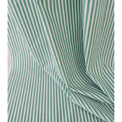 Tissu Oxford 100 % Coton Rayé Vert & Blanc