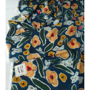 Tissu Voile de Viscose Ecovero Graphic Flower