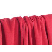 Tissu Maille Cote 1x1 100 % Coton Framboise