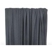 Tissu Maille Interlock Mélange Modal / Angora Bleu Chiné