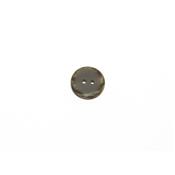 Bouton Effet Marbré Choco / Ecru 12 mm