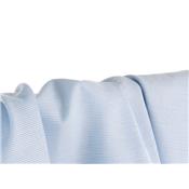Coupon Coton Rayures Tissées Bleu Ciel 80 cm x 140 cm