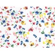 Tissu Crepe Fleurettes Aquarelles