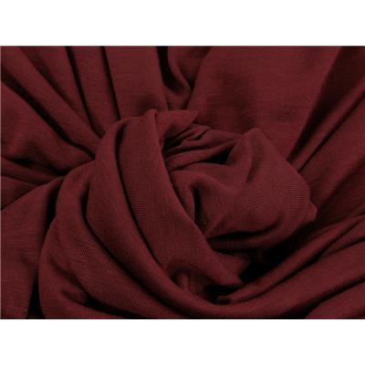 Tissu Jersey léger Micromodal Bourgogne