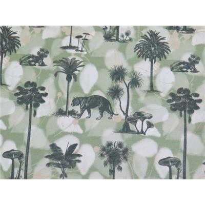 Tissu Jersey Imprimé Tropical Effet Tie and Dye