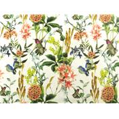 Tissu Jersey VENISE Fleurs et Oiseaux