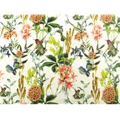 Tissu Jersey VENISE Fleurs et Oiseaux