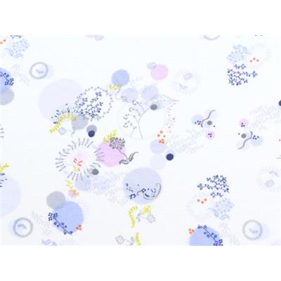 Tissu Jersey Viscose / Elasthanne Imprimé Fleurs Graphiques