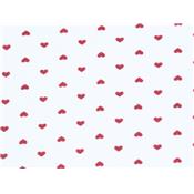 Tissu Jersey Viscose / Elasthanne Imprimé Coeur