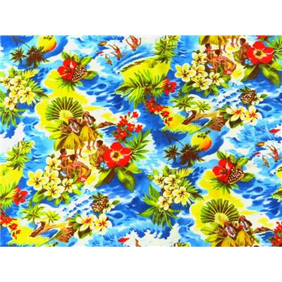 Tissu Maille Maillot de Bain Aloha