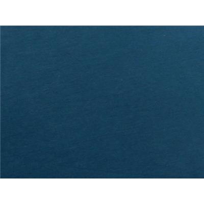 Tissu Molleton Gratté Bleu Minéral