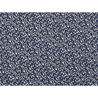 Tissu Voile de Viscose Ethnique Bleu