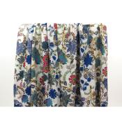 Tissu Crepe de Coton Fleurs Ethniques