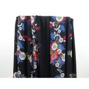 Tissu Voile de Viscose Folk Flowers