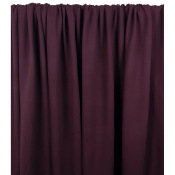 Coupon Maille Molleton Léger Coton / Elasthanne Bordeaux 100 cm x 186 cm