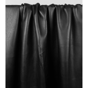 Tissu Maille Néoprène Simili Cuir Noir