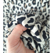 Tissu Maille Jersey Léger 100 % Coton LEO