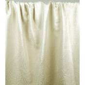 Tissu Natté Mélange Coton Jacquard Feuillage
