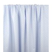 Tissu Oxford 100 % Coton Bleu Plumetis Multico