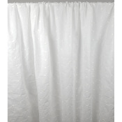Tissu Popeline 100 % Coton Brodé Coeur