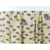 Tissu Crepe de Chine 100 % Soie Bandana Beige