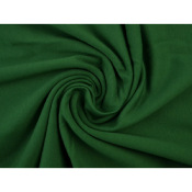 Tissu Maille Molleton Lger Vert Bouteille