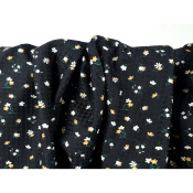 Coupon Nid D'Abeille 100 % Coton Minimaliste Posy 90 cm x 145 cm
