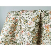 Tissu Nid D'Abeille 100 % Coton Nomad Blossom