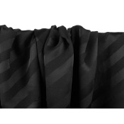 Coupon Satin Mélange Laine Rayures Diagonales 90 cm x 145 cm