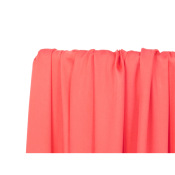 Tissu Satin de Viscose Corail