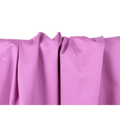 Tissu Sergé Coton Stretch SAM Rose Orchidée