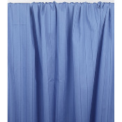 Tissu Voile de Coton Jacquard & Ajouré Bleu