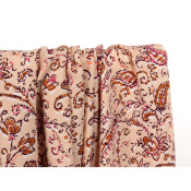 Tissu Voile de Viscose Cachemire Rose Nude