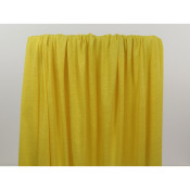 Tissu Maille Jersey 100 % Lin Jaune