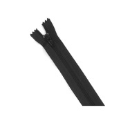 Zip Nylon 4 mm Noir 25 cm
