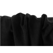 Tissu Maille Jersey Coton Super Stretch Noir