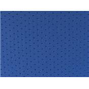 Tissu Voile Plumetis Bleu Electrique