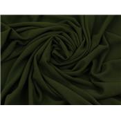 Tissu Crepe Stretch Vert Foncé